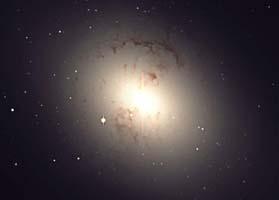 amounts of disk component. The disk has the young blue stars, while the bulge has older red stars.