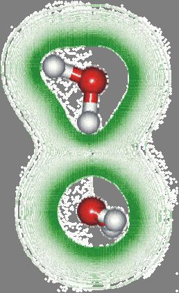 bending inter-molecular: electrostatic and van der Waals