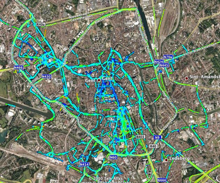 This can be interesting to discover possible bottlenecks in the road network.