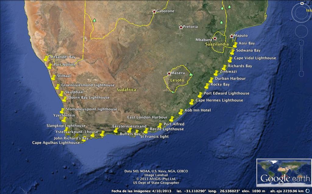 3000 km long coast line HF radar- an essential component in ocean observing system in SA Long term