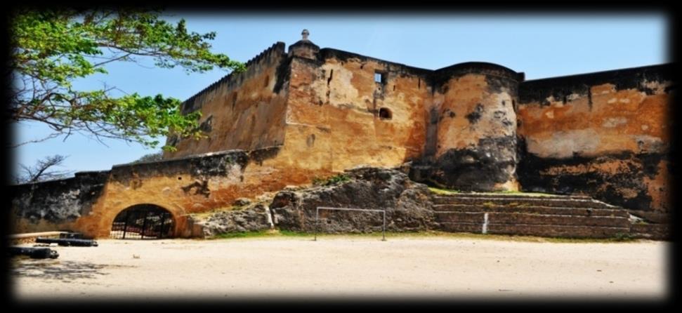 1. Fort Jesus The fort was built by the Portuguese at the end of the 16 th century, but later used by the Arabs as torture rooms, prison cells where slaves were kept in captivity before being