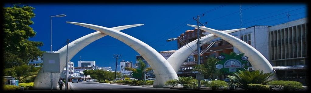 6. The Mombasa Tusks & a stroll in the park Situated on Moi Avenue, not much to see or do apart from taking goofy photos while grappling the famous tusks that form