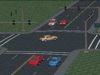 Data gathered from the scene of an accident is put into a computer model to