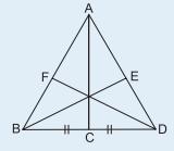 the mid-points of two adjacent sides of a triangle are joined by a line segment, then this segment is parallel to the third side, that is if AD = BD and