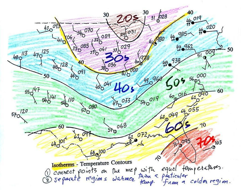 Learning goal: How the of through the Earth s atmosphere, the Earth s, absorption and radiation of create patterns and Isotherms: Temperature Isotherms, temperature contour lines, are usually drawn