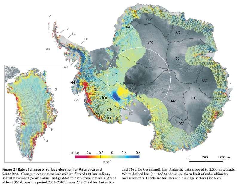 Monitoring Land Ice From Space Above: