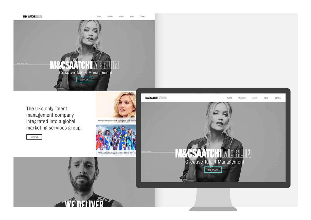 S A A T C H I M E R L I N How we helped Restyling and modernising of our existing website for Saatchi