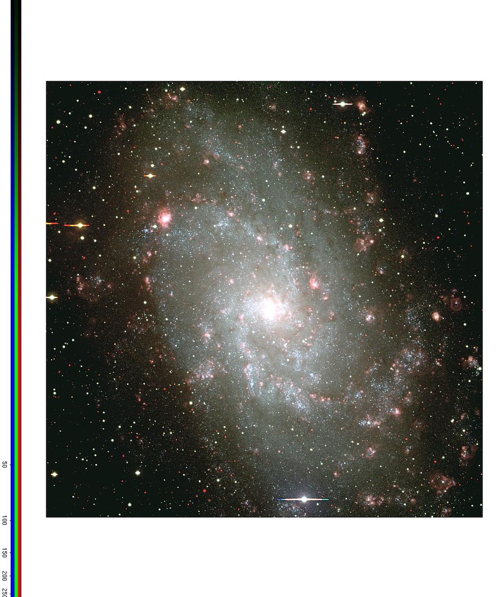Excurs: colour imaging with CCD observations Combined RGB image Colour imaging makes sense