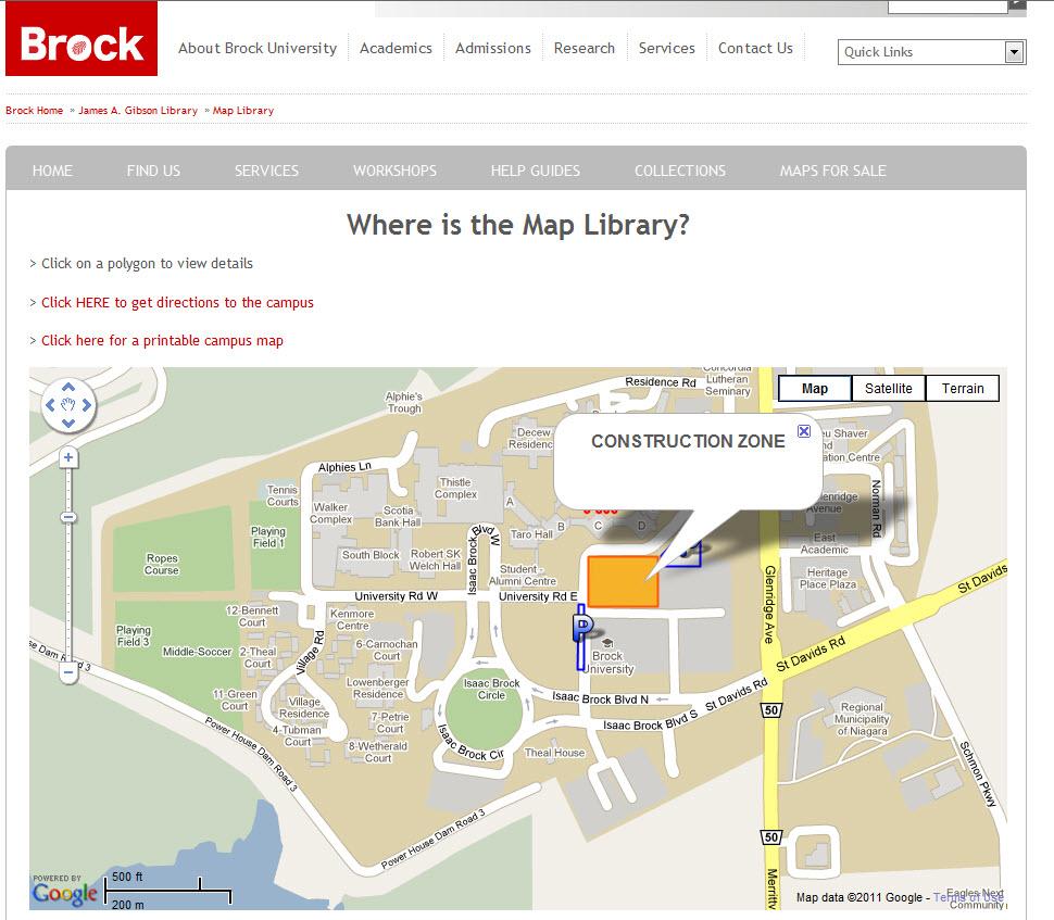 Showing Library Locations http://www.