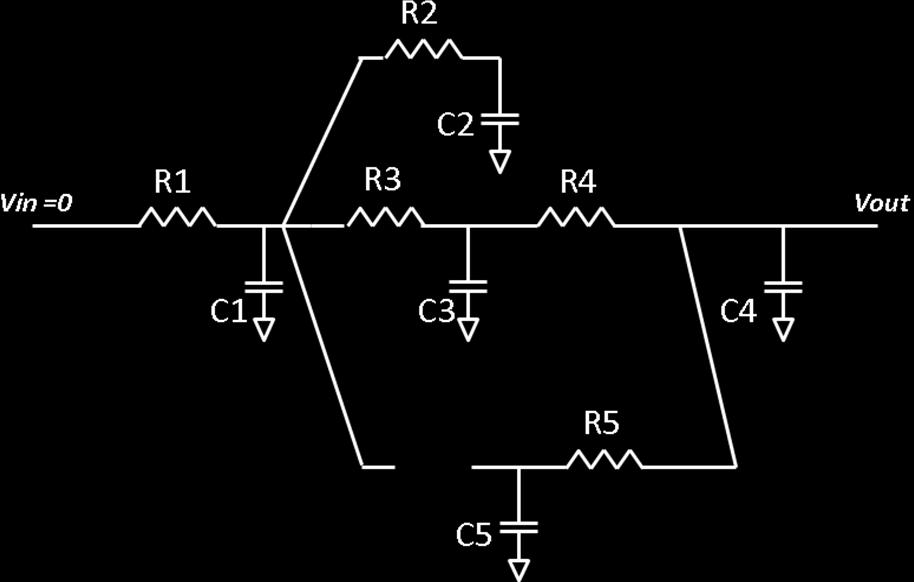 ) After tt, the equivalet R- circuit is : omoet values: RR eqpmos 0kΩ 56 gs 8 db 5386 RR eqpmos /36.67kΩ 03 gs 3 db 534.