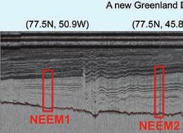Program Program News: News: Ice News Core IPICS Science 7 Fig. 2: Left: Surface elevation (m) of the northern section of the Greenland ice sheet (Bamber et al.
