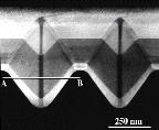 nm absorbed electrons Specimen electron-hole pairs