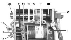 Vacuum Interrupter / Operator Description Close coil (52SRC) (110).., 