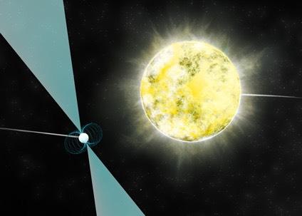 A Solid Carbon Diamond Star Orbiting a