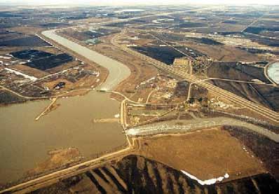 However, some industrial, commercial, residential and recreational properties and facilities exist within the floodplain, most notably the Brandon Flats area, located south of the river between First
