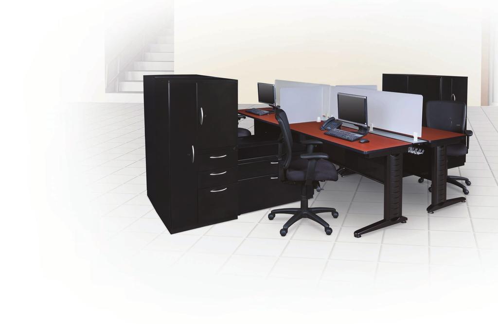 BENCHING Encourage communication and productivity with a Fusion benching system- a versatile, open-plan team workstation.