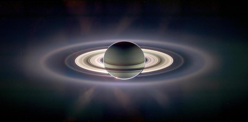 Saturn eclipsing the Sun;