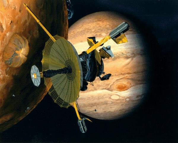 Jupiter has been studied by the following space missions: Pioneer 10 and 11 (flybys, 1970 s). Voyager 1 and 2 (flybys, 1979-80). Cassini (flyby, 2000). Galileo (orbiter, 1995-2003).