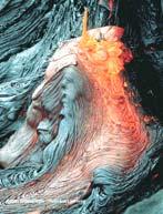 denser volcanic gases Lava Flows