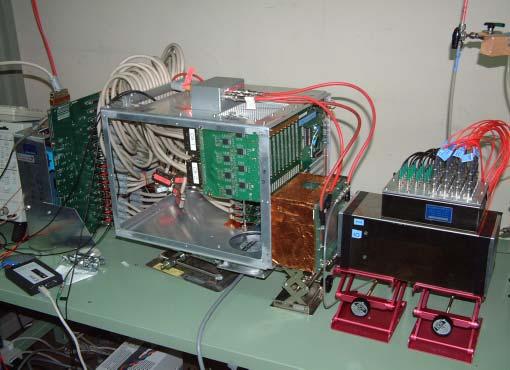 3. Prototype Detector memory board ASD chips Micro-TPC (µ-pic) 10 X 10 X 8 cm 3 Ar + C 2 H 6 (9:1) encoder RI source No Veto or