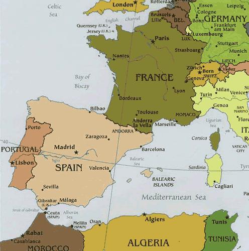 Political Map Political Maps show the boundaries that