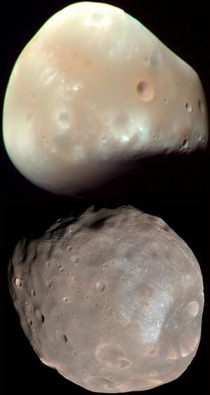 moons of Mars at the time.