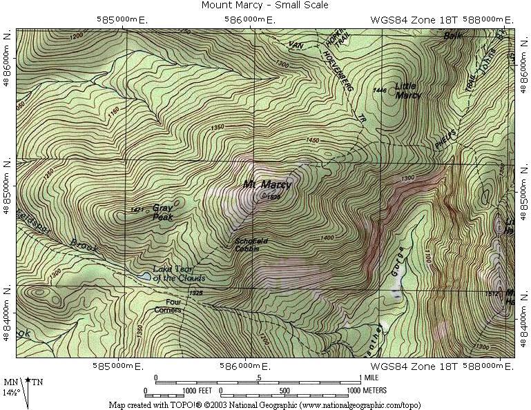 Contour (Topographic) Map Uses isolines (contour lines) to connect points of same elevation, usually