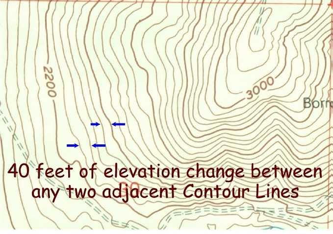 Generally every 5 th line is an index contour line.