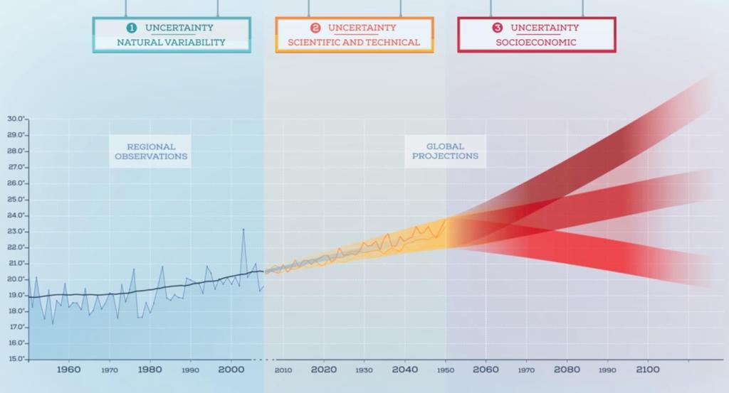 UNCERTAINTIES IN CLIMATE CHANGE PROJECTIONS: