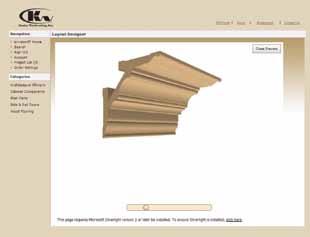Another key feature in envisionit is the unique Layout Designer which is available exclusively to Koetter Woodworking dealers and architects.