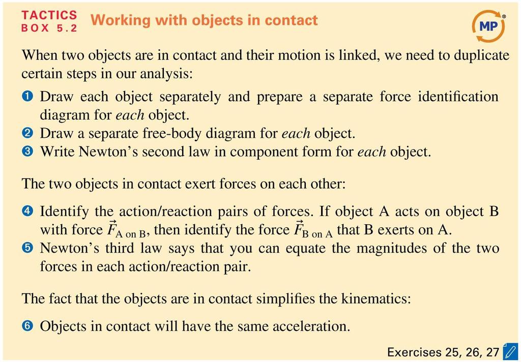 Objects in Contact