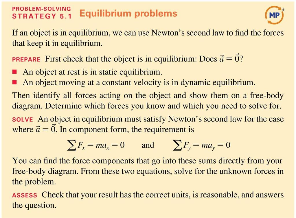 Equilibrium Text: