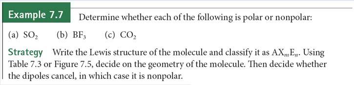7 Recall that a polar bond has an asymmetric distribution of electrons X-X is nonpolar X-Y is