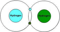 Single Covalent Bond An atom of hydrogen can form a single covalent bonds with another atom of hydrogen Hydrogen has one proton and one electron Two electrons are needed to fill the first electron
