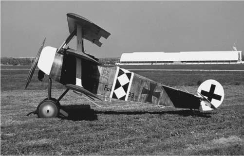 Basics 7 Figure 1.7 Fokker Dr. I of World War I. The triplane arrangement may be compared with the biplane in a number of ways.