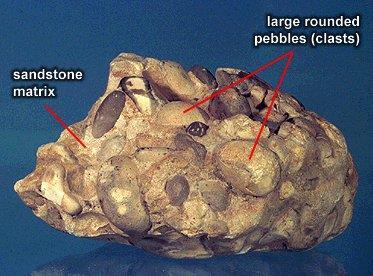 3. Clastic Sedimentary Rock - Formed from fragments of rock