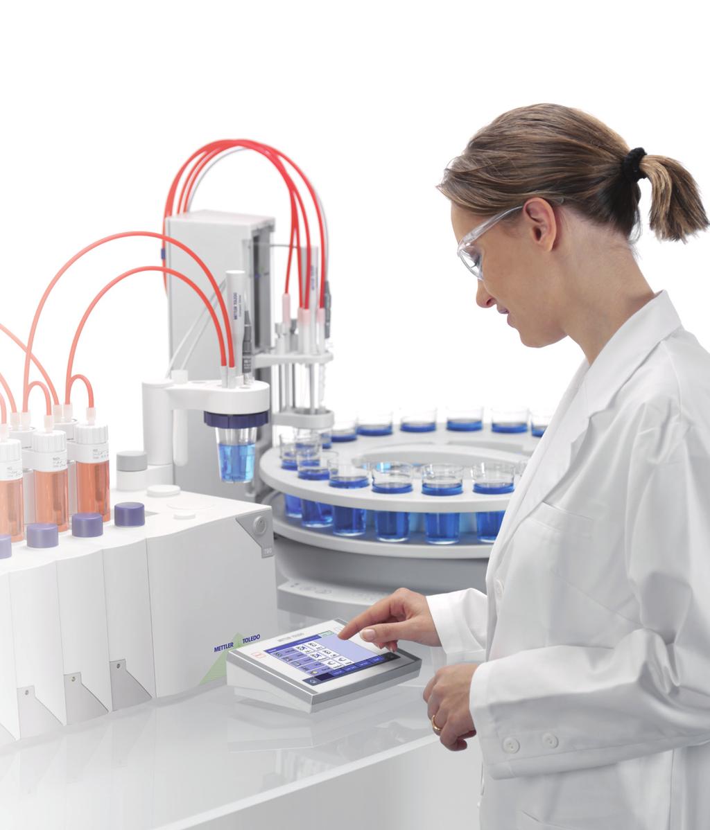 The satisfaction of being able to organize complex tasks efficiently With the Titration Excellence line, it is easy to organize complex tasks efficiently.
