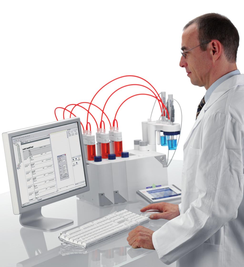 Maximum security through flexible user management Titration Excellence instruments are equipped with a comprehensive user management system that allows you to register each user and to set up a