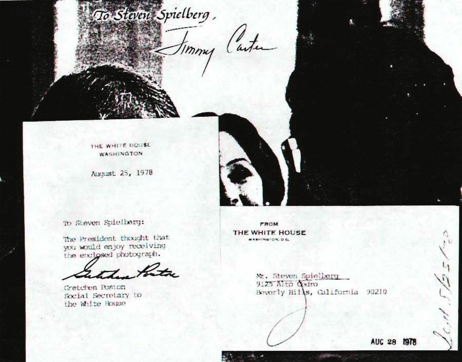 which raises a number of peculiar points. The White House note from Posten had been placed in such a way that it obscured Carter's face in the photocopy.