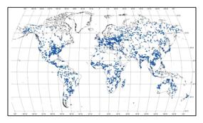 Global Flood Detection System (GFDS) detecting floods based on (MODIS)
