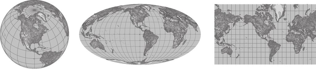 page - 9 Figure 8. World map with points labeled for homework questions. Questions: Answer the following questions by looking at the world map (Figure 8). 11. Find points A to F on Map #1.