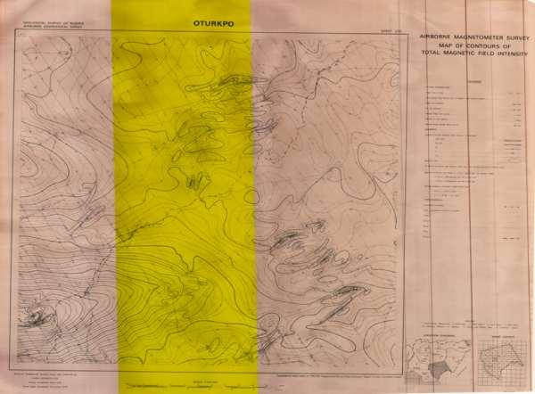 METHODOLOGY The aeromagnetic map of the area was obtained from Geological Survey Agency of Nigeria (GSAN), Abuja.
