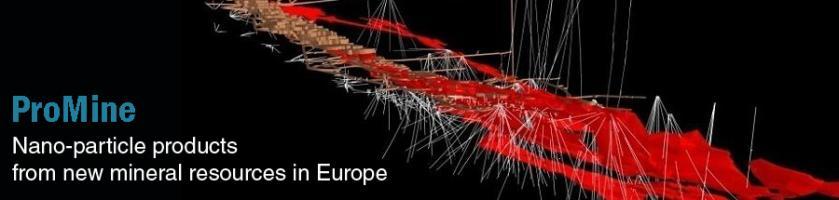 EU Project ProMine (2009-2013) Aims New nano-particle products from new mineral resources in Europe Partners 27 in Europe in 11 countries IT Infrastructure Gabriel, P., Gietzel, J., Le, H.