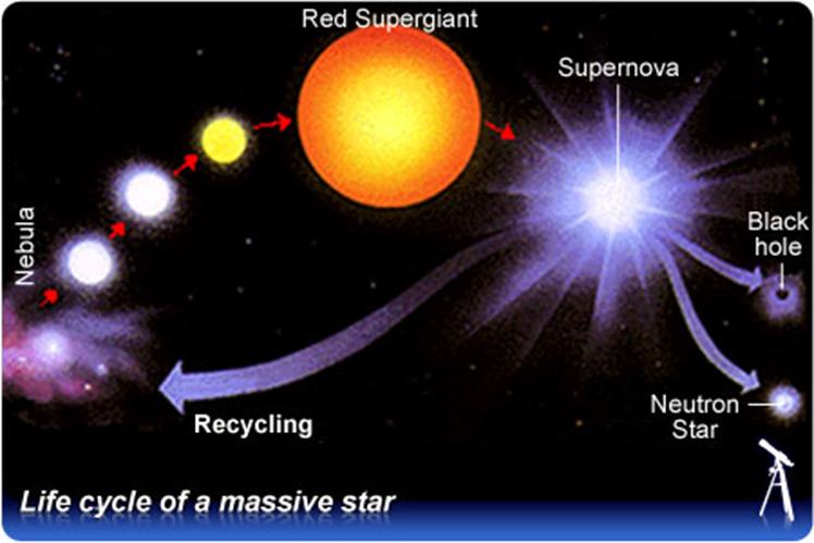 the periodic table iron collapses When a high mass star enters the end of life phase, its iron core and the outer portion of the star causing a supernova