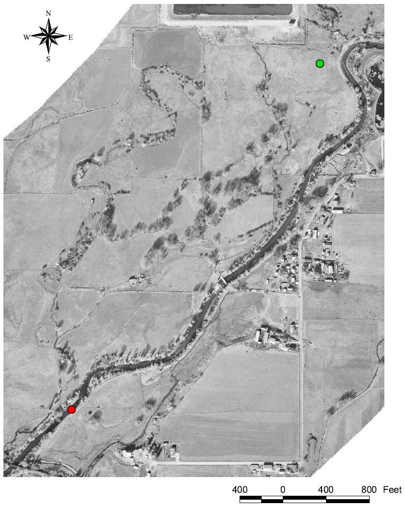 Given: Flow duration Upstream sediment supply Objective of a dynamic channel supporting a trout population With: Start and finish points & existing topography Use: Spreadsheet tools HEC RAS