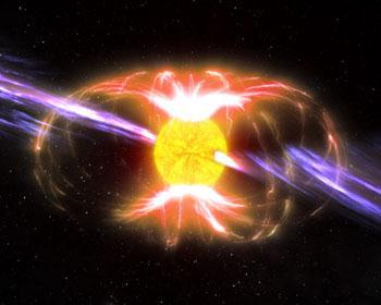 Magnetar Flares Soft gamma repeaters (SGRs) and anomalous X-ray pulsars (AXPs) are believed to be magnetars Neutron stars with magnetic field ~10 15 G interacting with crust Occasionally emit flares