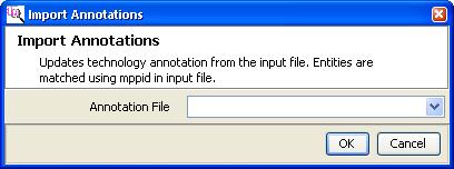 Analysis with Mass Profiler Professional - additional features Import Annotations This option allows you to import annotations from CEF files.