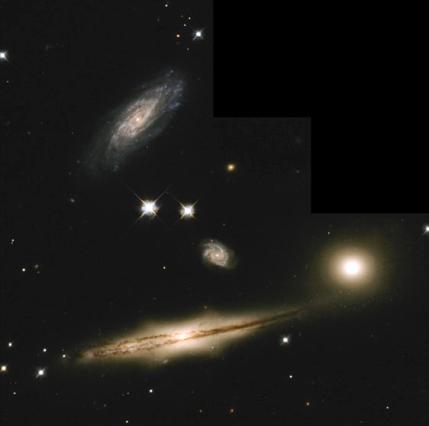 often in dense clusters of galaxies (involve