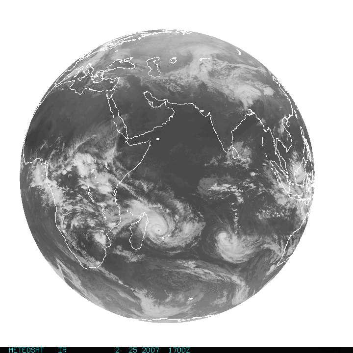 View from Indian Ocean (Spring 2007) ITCZ India ITCZ It is winter in the northern
