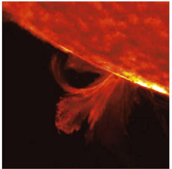 The Active Sun A solar flare is a large explosion on the Sun s surface,